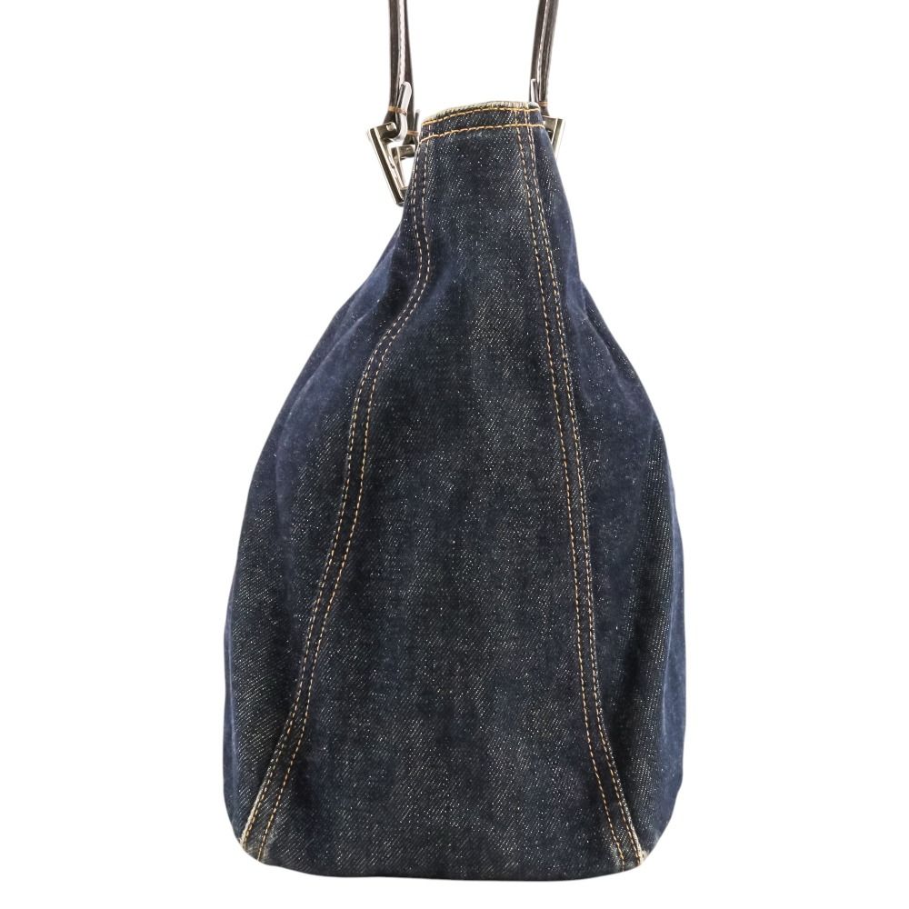 Fendi Vintage Denim Tote 008 Indigo — view 2