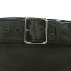 Gucci Long Boots Square Toe Low Heels Leather 35.5 Black BB — view 7