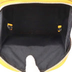 Fendi Travel Mini Shoulder Bag Leather Yellow — view 8