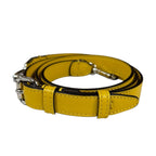 Fendi Travel Mini Shoulder Bag Leather Yellow — view 9
