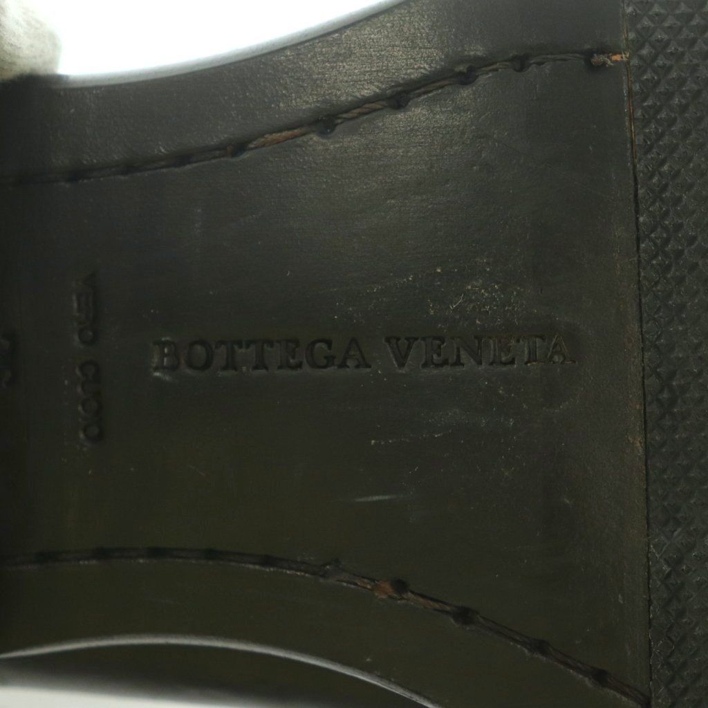 Bottega Veneta Long Boots Square Toe Low Heels Leather One Color 36 Black BB — view 7