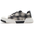 Dior Check Pattern Sneakers Black White