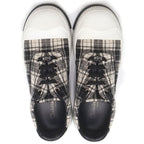 Dior Check Pattern Sneakers Black White — view 4