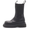 Bottega Veneta Lug Boots Side Gore Thick Sole Long Shoes Black