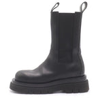Bottega Veneta Lug Boots Side Gore Thick Sole Long Shoes Black