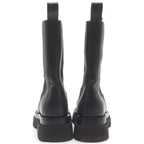 Bottega Veneta Lug Boots Side Gore Thick Sole Long Shoes Black — view 3