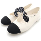 Chanel Mary Jane Flat Shoes White — view 2