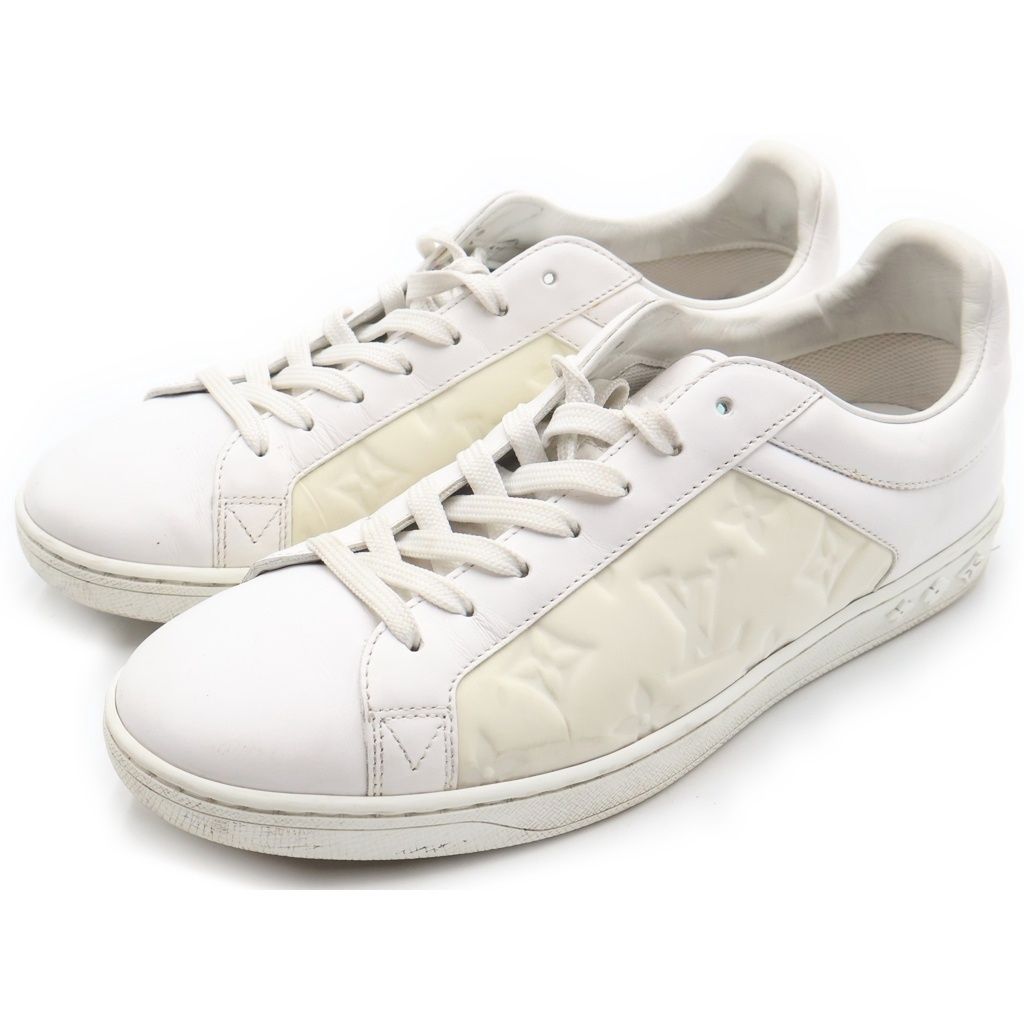 Louis Vuitton Luxembourg Line Sneakers White Leather 5 — view 2