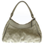 Gucci Guccissima Abbey Shoulder Bag White Leather — view 2