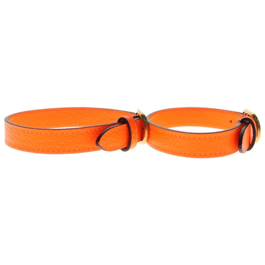 Gucci Diana Logo Leather Belt Orange Set — view 4