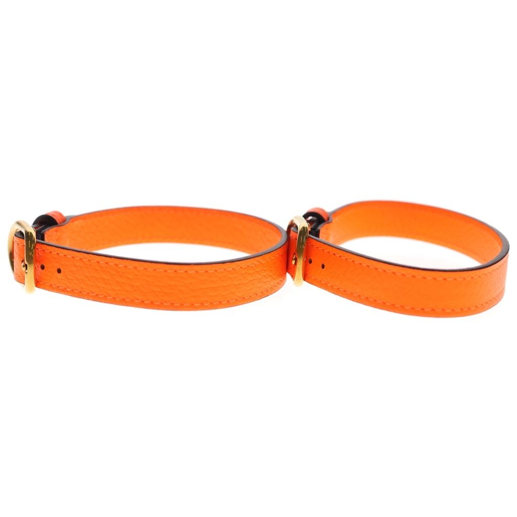 Gucci Diana Logo Leather Belt Orange Set — view 3