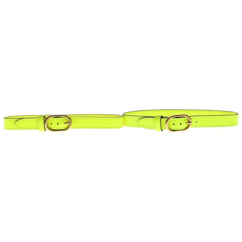 Gucci Diana Logo Leather Belt Yellow Set — view 2
