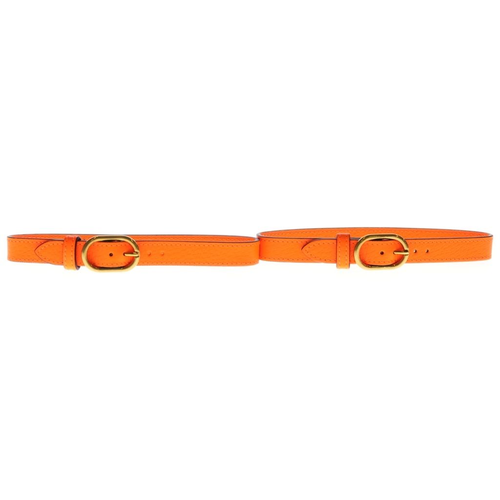 Gucci Diana Logo Leather Belt Orange Set — view 2