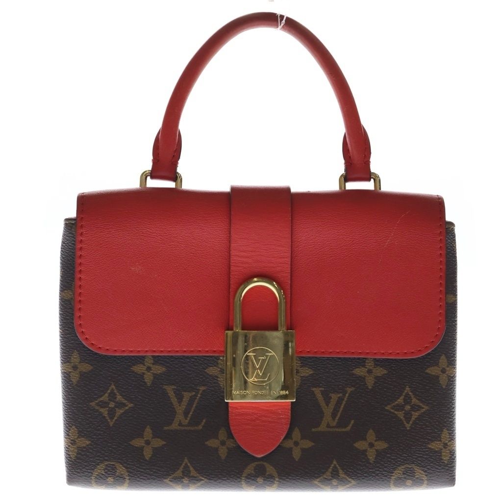 Louis Vuitton Locky BB Monogram Gold 2-Way Shoulder Handbag Brown