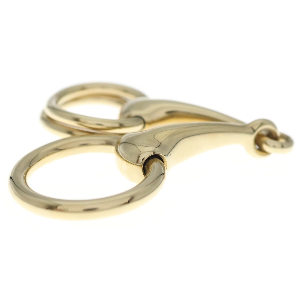 Hermes 90 Mold Scarf Ring Gold — view 4