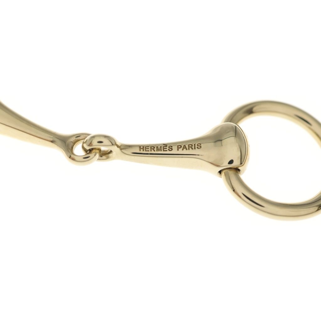 Hermes 90 Mold Scarf Ring Gold — view 5
