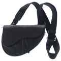 Dior Oblique Saddle Belt Bag Black