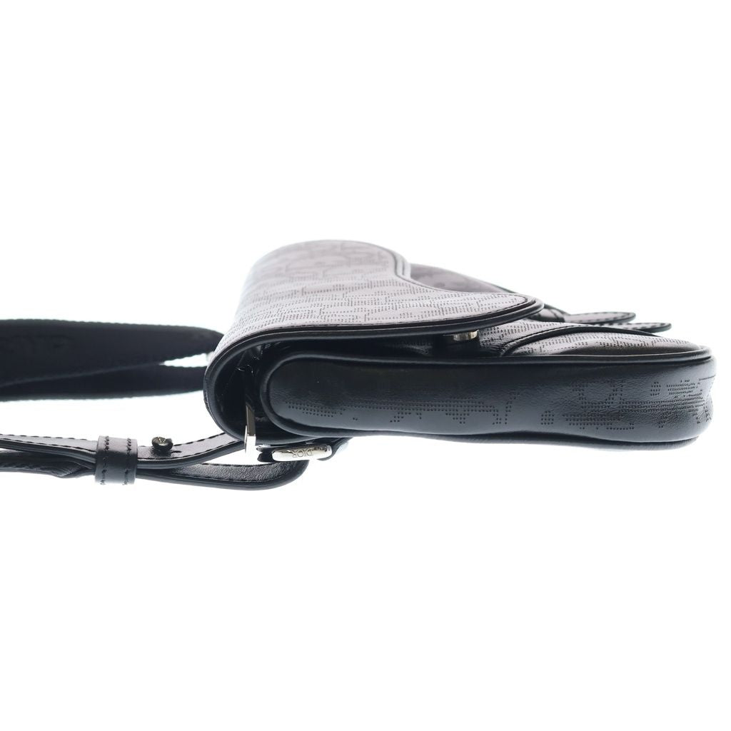 Dior Oblique Saddle Belt Bag Black — view 3
