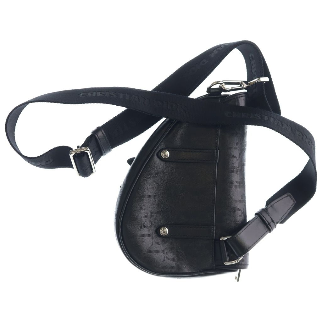 Dior Oblique Saddle Belt Bag Black — view 2
