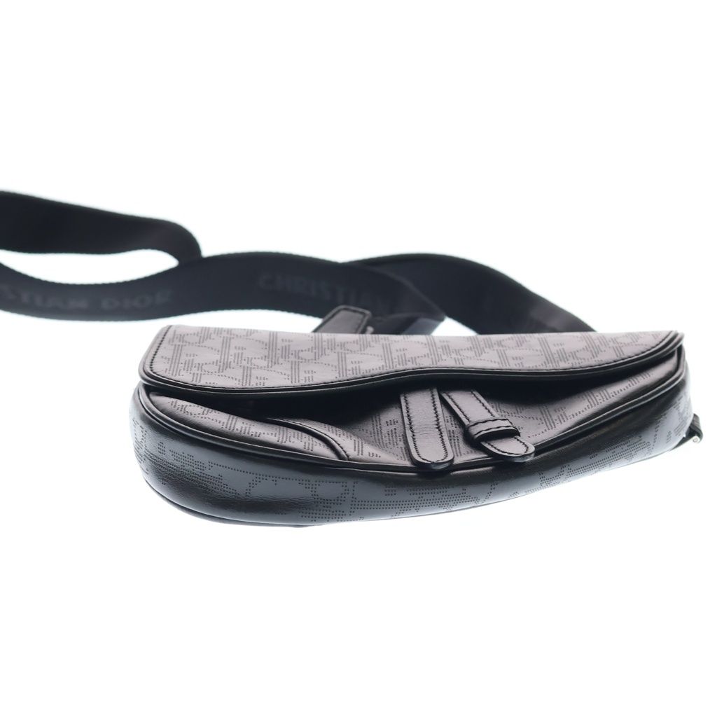 Dior Oblique Saddle Belt Bag Black — view 4