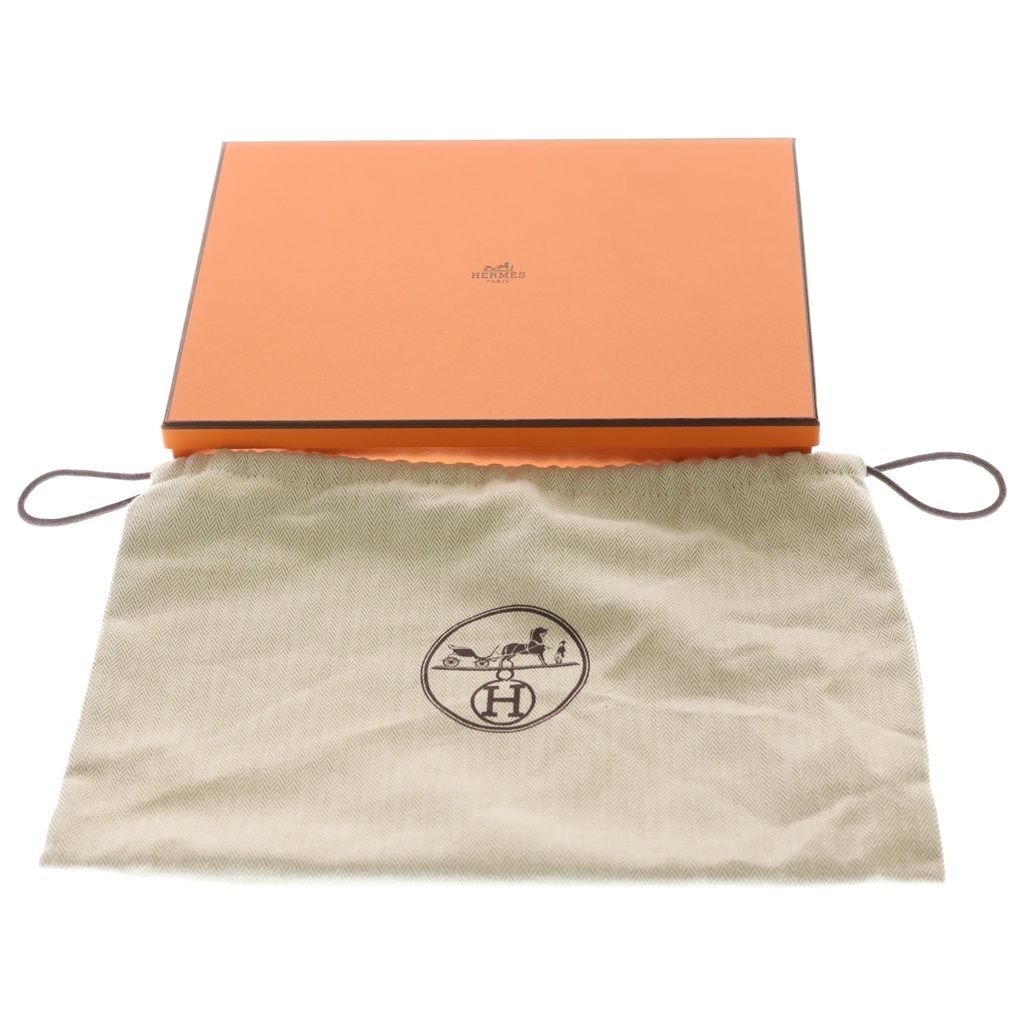 Hermes Eazip Verso Swift Leather Note Cover Book Notebook Brown Agenda — view 6