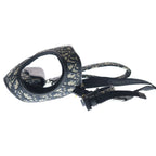 Dior Pet Leash Dog Tall Oblique Jacquard Pouch Dog Harness Navy Gray — view 4