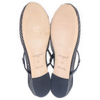 Louis Vuitton Romy Velours Nash's Flat Shoes Black — view 5