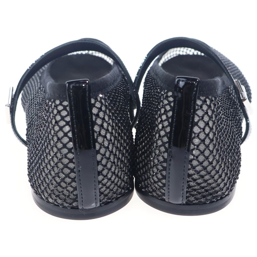 Louis Vuitton Romy Velours Nash's Flat Shoes Black — view 3