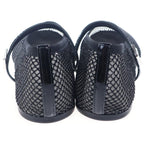 Louis Vuitton Romy Velours Nash's Flat Shoes Black — view 3