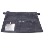 Celine Small Cosmetics Pouch Brown Tan Leather Gold — view 7