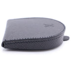 Louis Vuitton Porte-Monnaie Cuvette Taiga Leather Coin Case Black — view 3