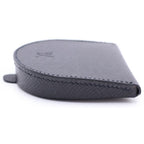 Louis Vuitton Porte-Monnaie Cuvette Taiga Leather Coin Case Black — view 4