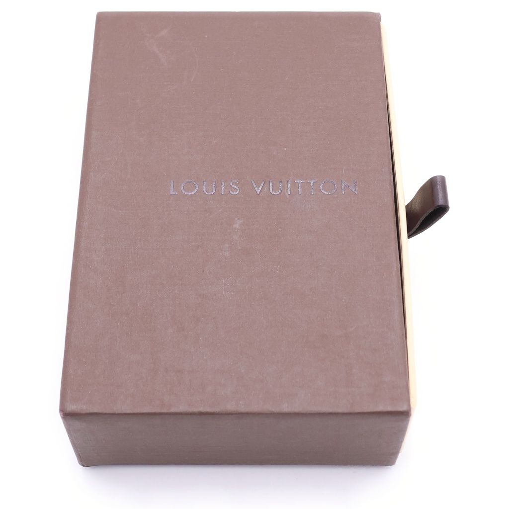Louis Vuitton Porte-Monnaie Cuvette Taiga Leather Coin Case Black — view 6