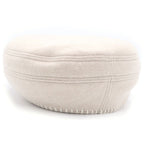 Hermes Saint Honore Cashmere Blend Wool Beret Hat Beige