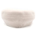Hermes Saint Honore Cashmere Blend Wool Beret Hat Beige — view 3