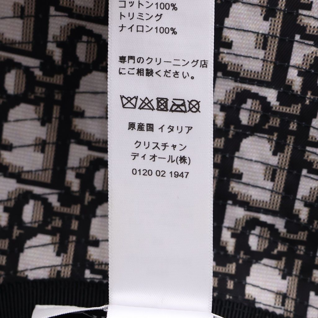 Dior Oblique Bucket Hat Black — view 8