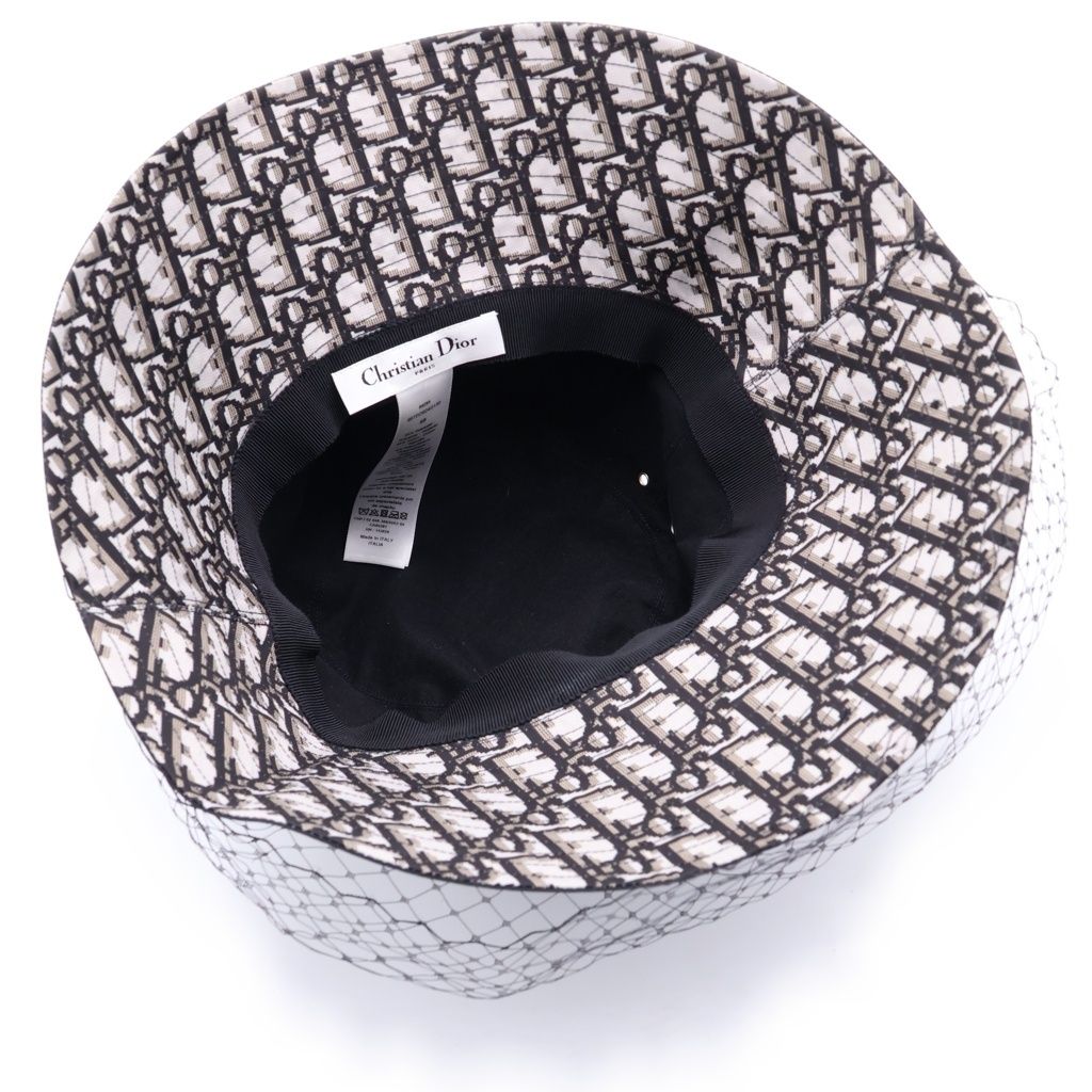 Dior Oblique Bucket Hat Black — view 5
