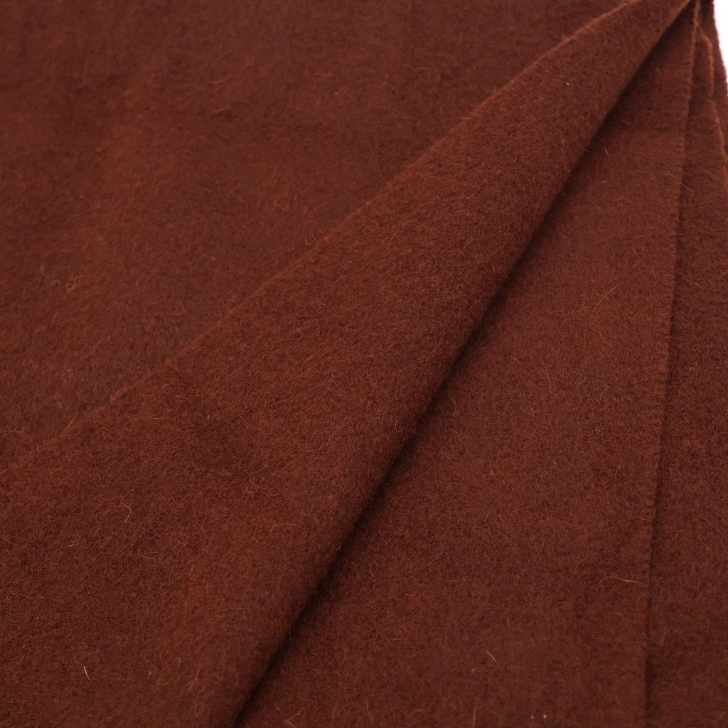 Hermes Scarf Logo Brown Cashmere — view 2