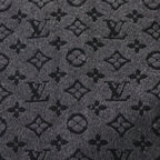Louis Vuitton Echarpe Monogram Classic Anthracite Scarf Shawl Black — view 2