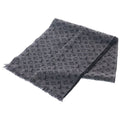 Louis Vuitton Echarpe Monogram Classic Anthracite Scarf Shawl Black