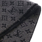 Louis Vuitton Echarpe Monogram Classic Anthracite Scarf Shawl Black — view 6