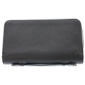 Louis Vuitton Taiga Zippy XL Zip Around Wallet Black Leather Silver