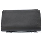 Louis Vuitton Taiga Zippy XL Zip Around Wallet Black Leather Silver