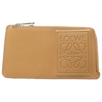 Loewe Coin Card Holder Satin Calf Brown