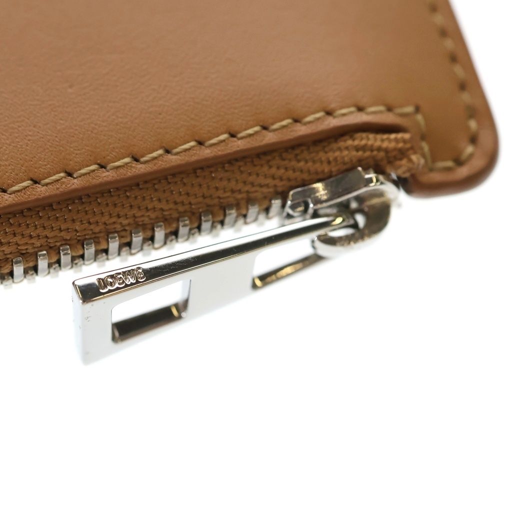 Loewe Coin Card Holder Satin Calf Brown — view 5