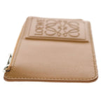 Loewe Coin Card Holder Satin Calf Brown — view 3