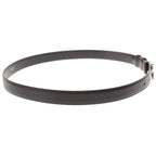 Celine Triomphe Buckle Leather Belt Silver Brown — view 3