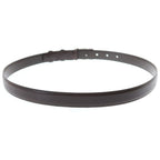 Celine Triomphe Buckle Leather Belt Silver Brown — view 2