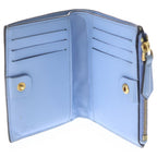Fendi FF Logo Nappa Leather Wallet Bifold Blue — view 4