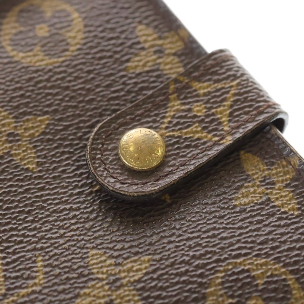 Louis Vuitton Monogram Canvas Compact Zip Wallet Bifold Brown — view 5